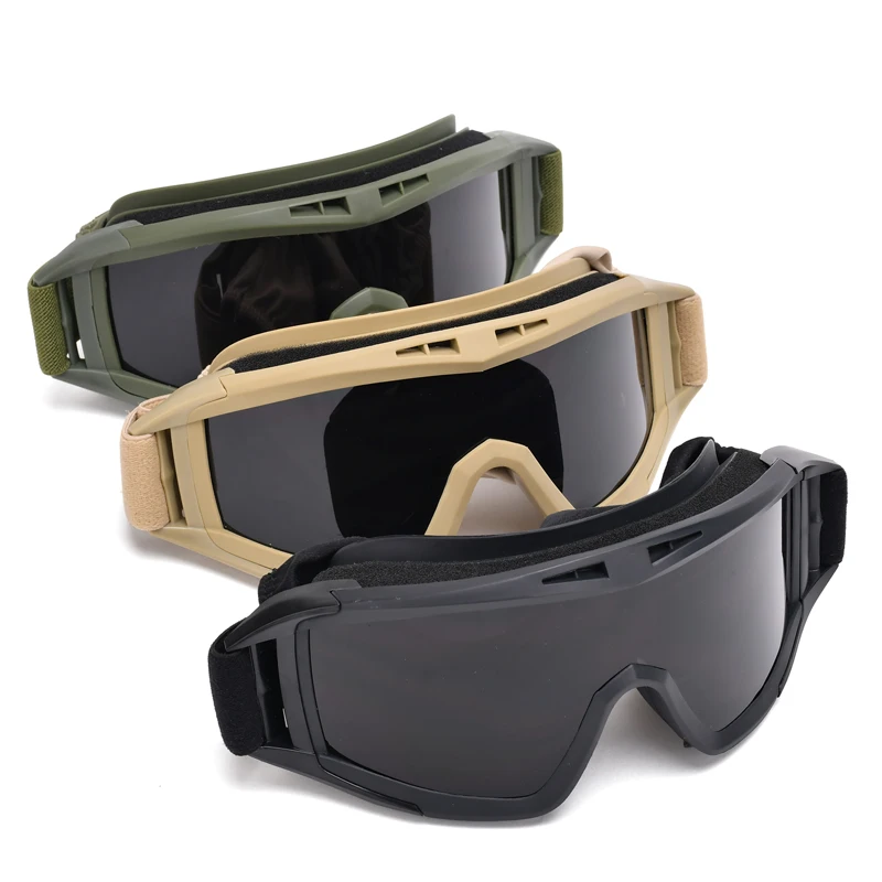 MIL- DTL - 43511D EN166 Standard Tactical Protection Series Tactical Goggles Outdoor Sport Glasses Tactical Goggles