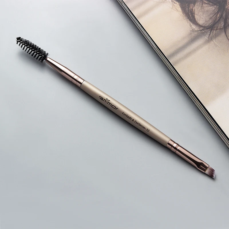 
Synthetic Hair Eye Brow Make Up Eyelash Private Label Double-end Makeup Brush 