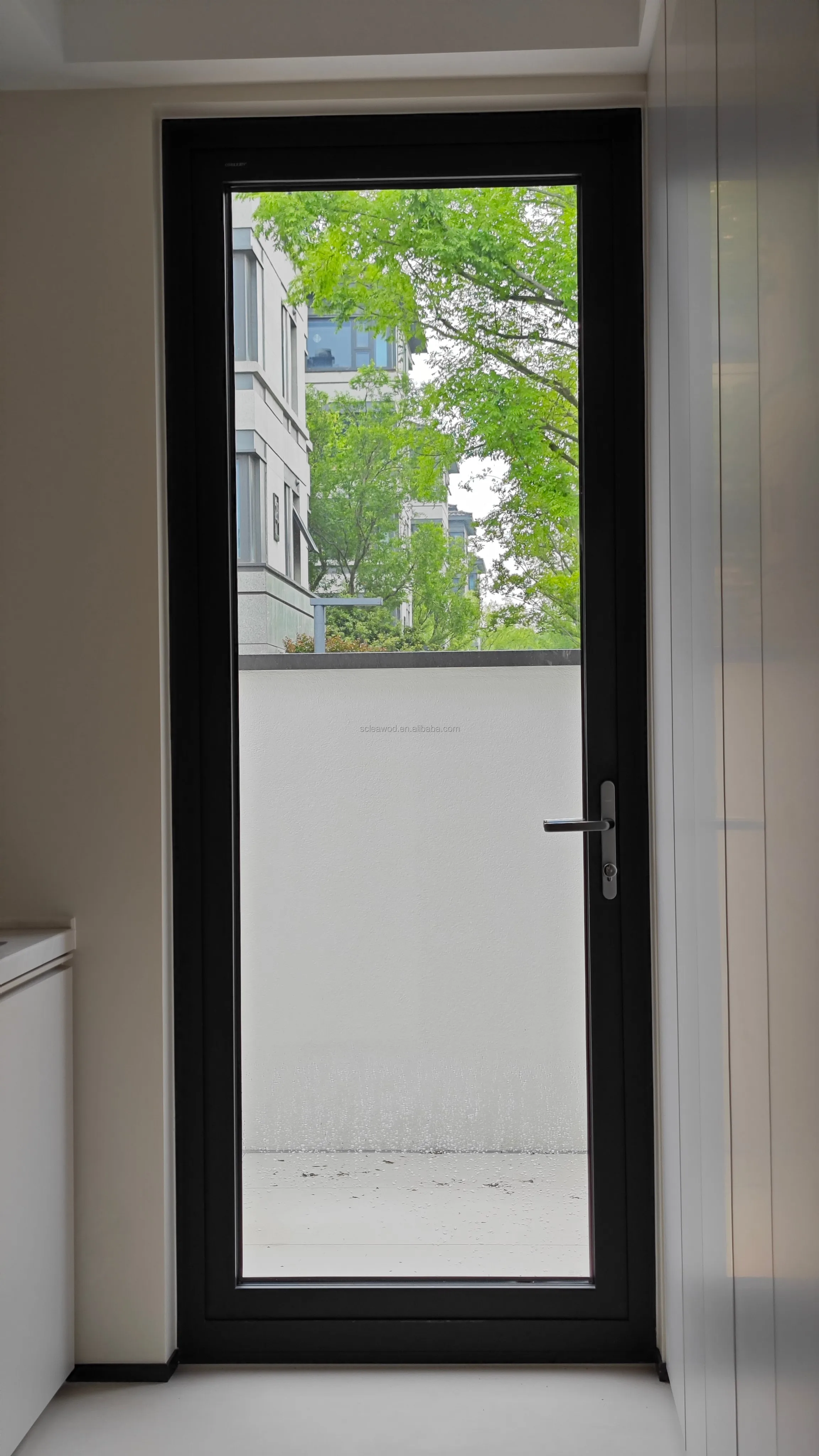 Garden glass Aluminum Glass Doors Double Glazed Glass Front thermal break Aluminum French Doors