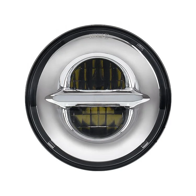 ASEND новое поступление круглые фары led 7 дюймов для Harley с DRL двигатель фар