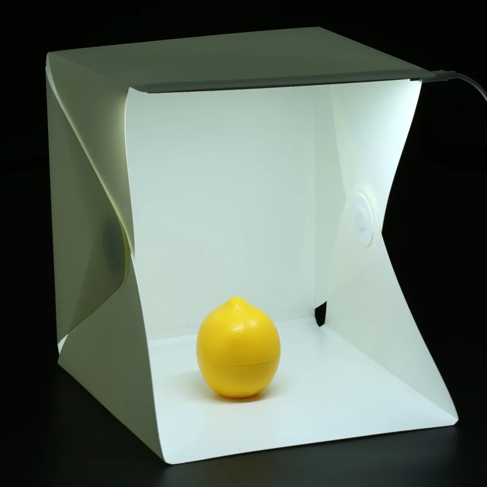 40x40x40cm Portable Mini Folding Studio Photography Backdrops Softbox LED Light Box Background Photo Studio Lightbox