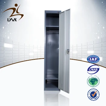 single 1 door gym clothing cabinet /  steel clothes cabinet / single door cabinet