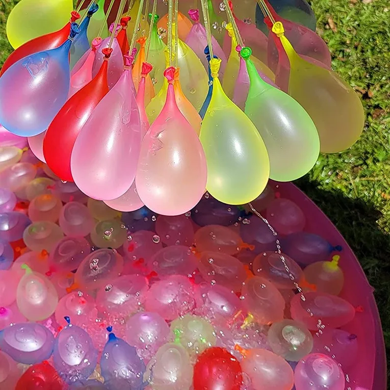 Hot Sell Factory wholesale quick fill three bunches of water balloons 111PCS suitable for summer gaming parties