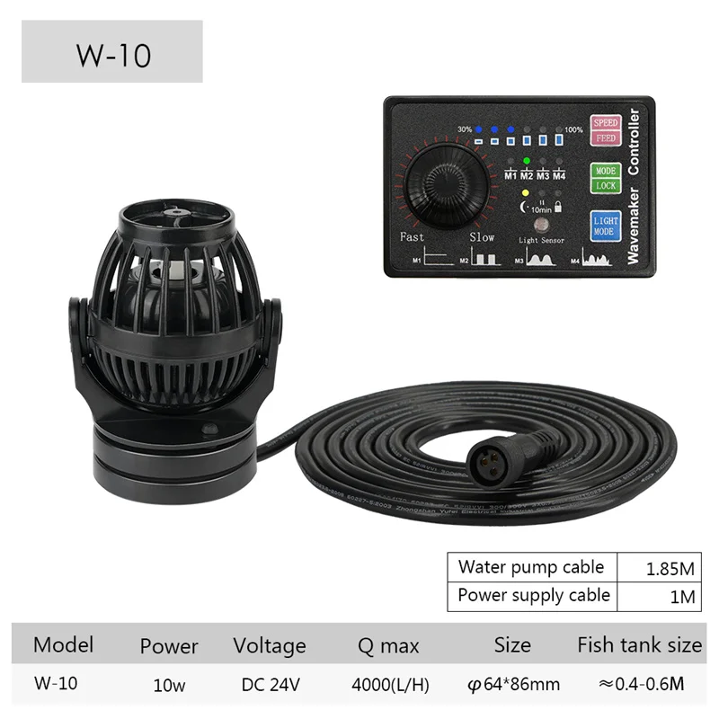 Adjustable Aquarium Wave Pump Ultra Quiet Reef Wave Maker Marine Fish Tank Surf Wave Making Pump