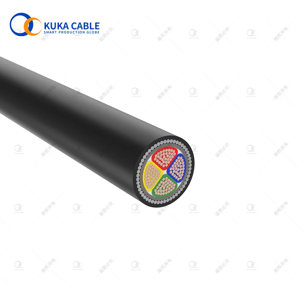 AI/XLPE/SWA/PVC  4 core armour steel wire electrical power cable