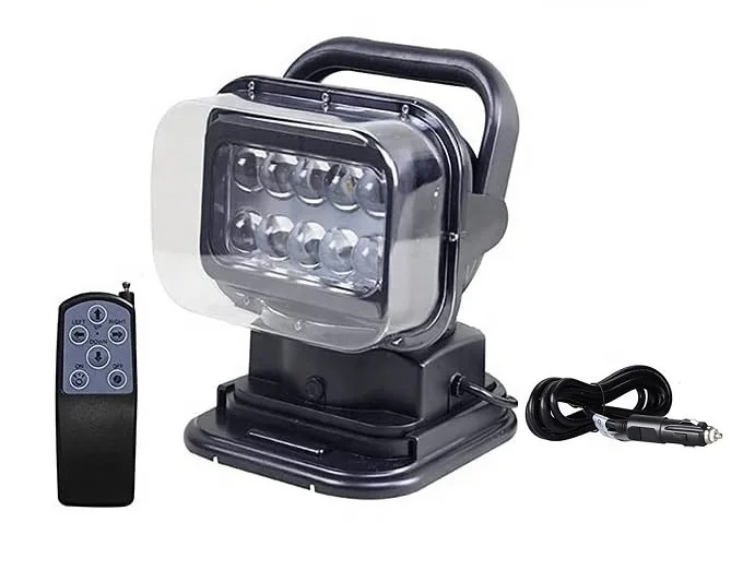 Car Auto Off Road Vehicle Boat Search Light Remote Control 7 Inch Marine Boat LED Search Light