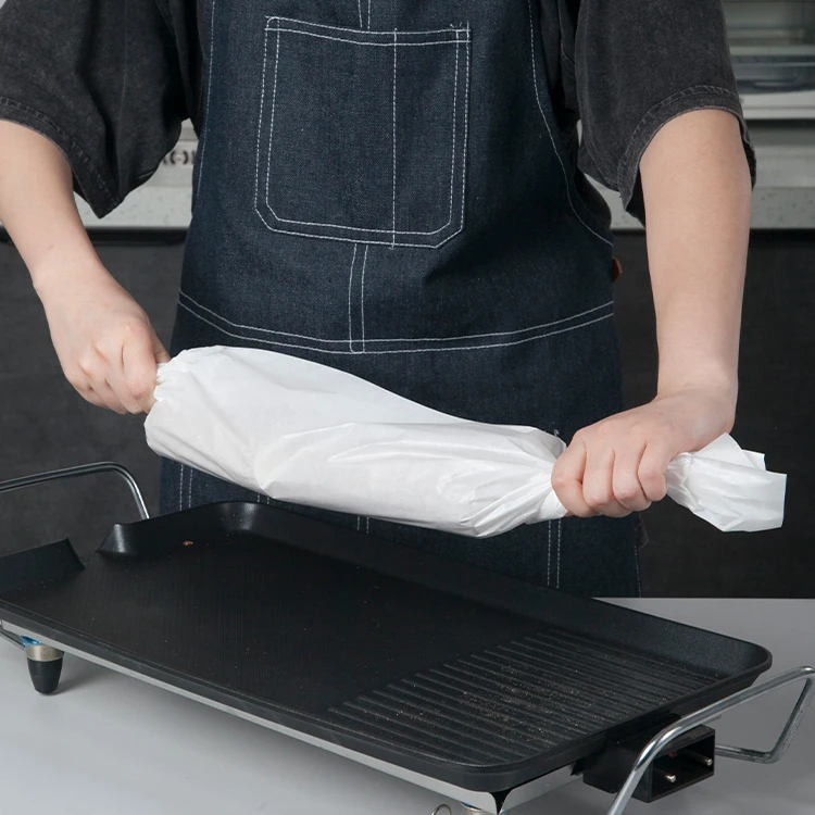 38 39 40 Gsm Food Grade Silicone Coated Parchment Paper Sheet Food Baking