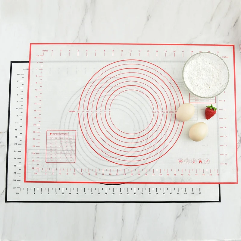 Factory Wholesaler 0.4mm Waterproof Wholesale Cheap Baking Sheet Extra Large Customized Pastry Silicone Baking Mat for Kitchen