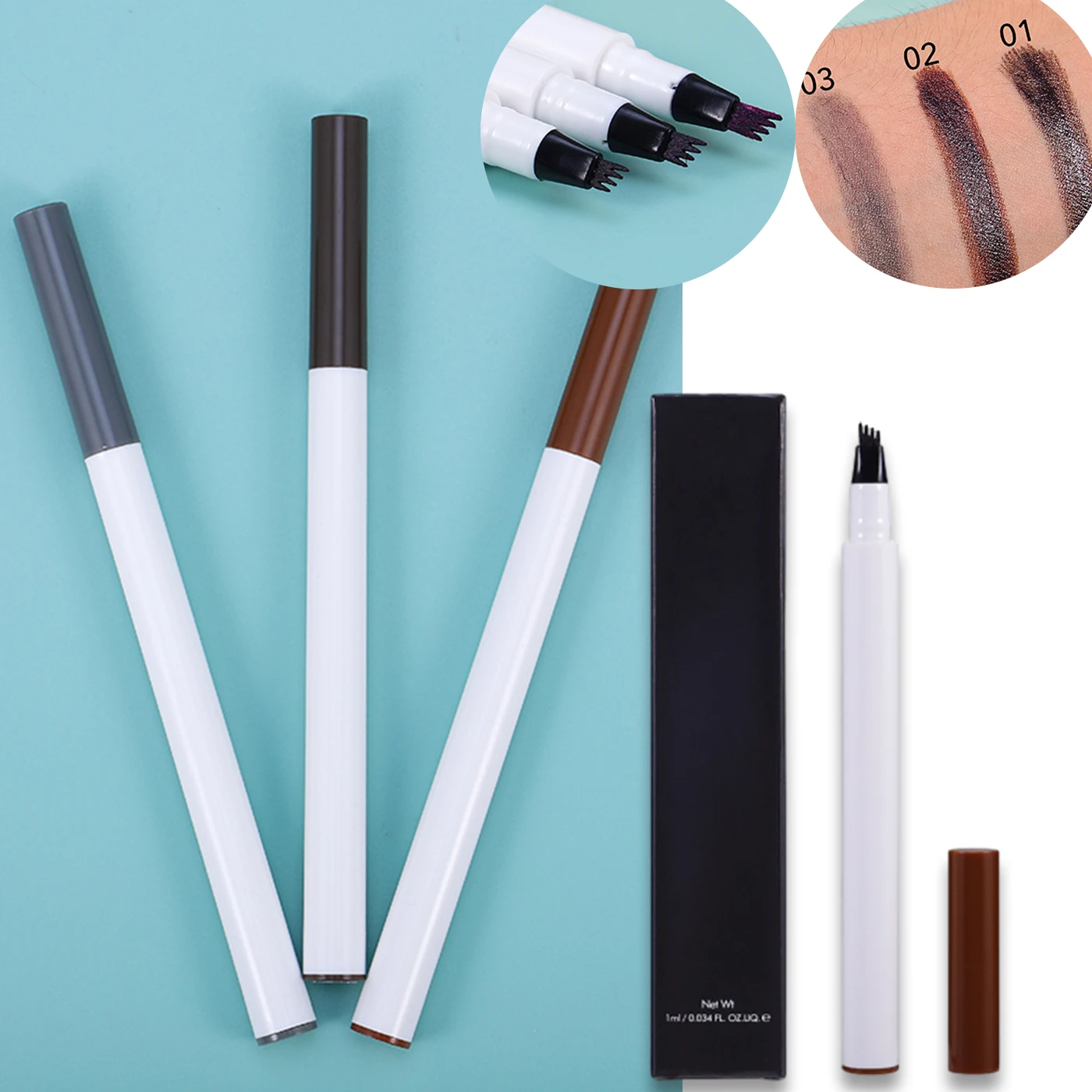 Best Selling Brow Pencil Private Label Eyebrow Pencil Waterproof Eyebrows Pens