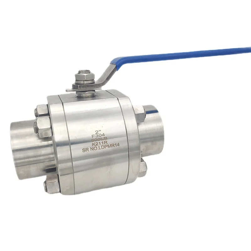 Three-Piece Forged Steel Ball Valve forged steel ball valve