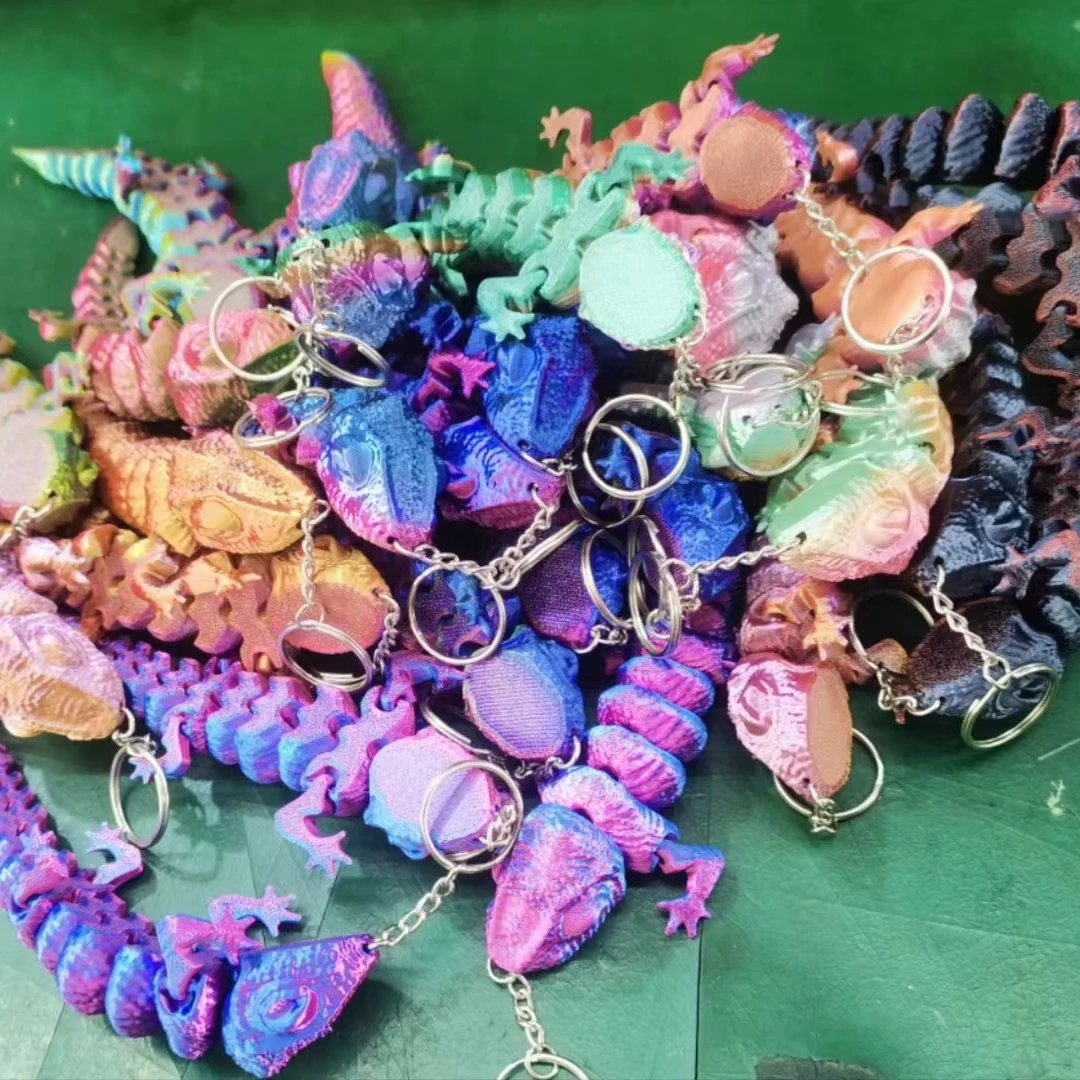 3D printing service PLA activity toy chameleon fish snake salamander gecko shark octopus toy