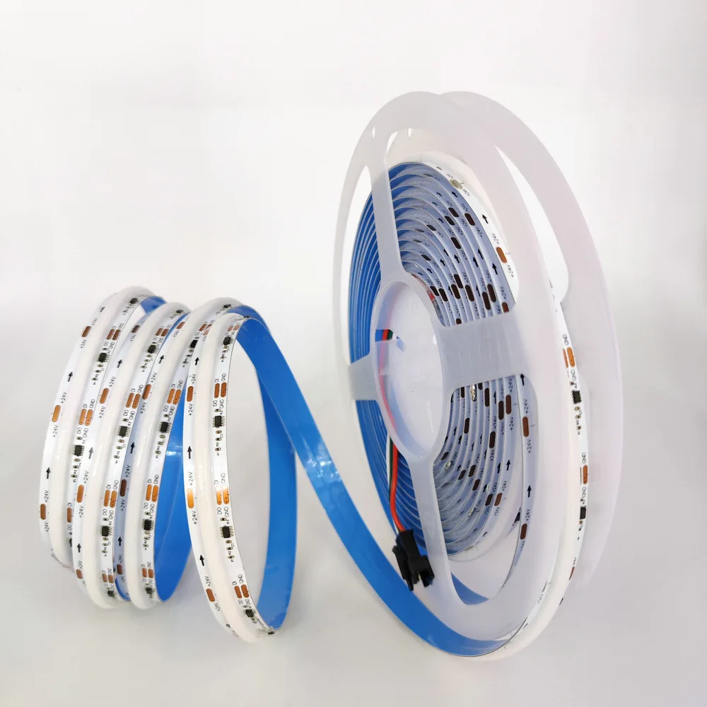 Китайская фабрика OEM, быстрая индивидуальная Светодиодная лента высокой плотности, 720 светодиоды 10 мм, гибкая светодиодная лента DC12V 24V COB