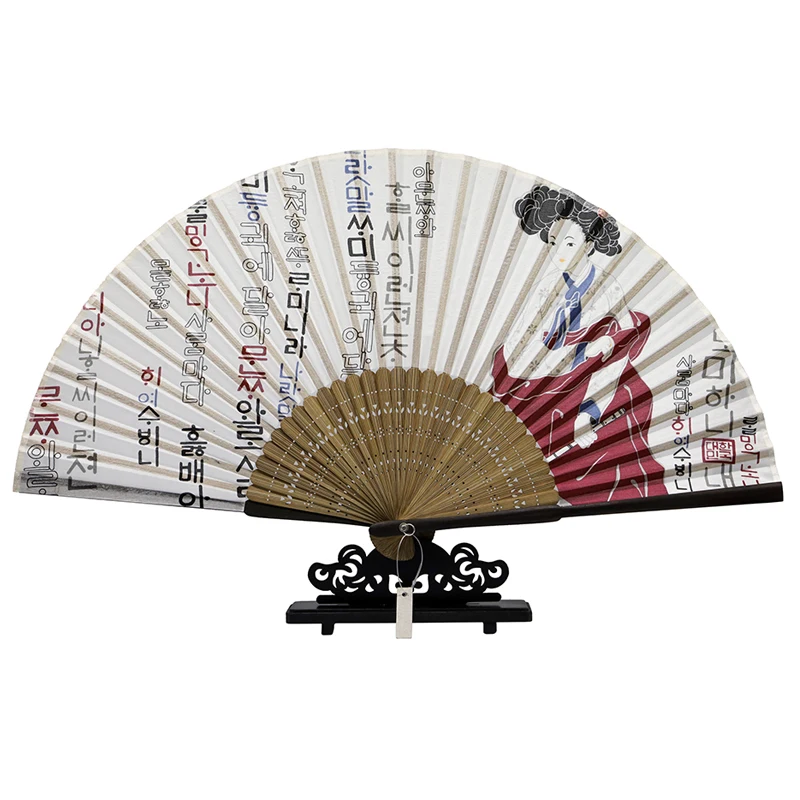 China Professional Manufacture Gift Crafts Customized Bamboo Hand Fans