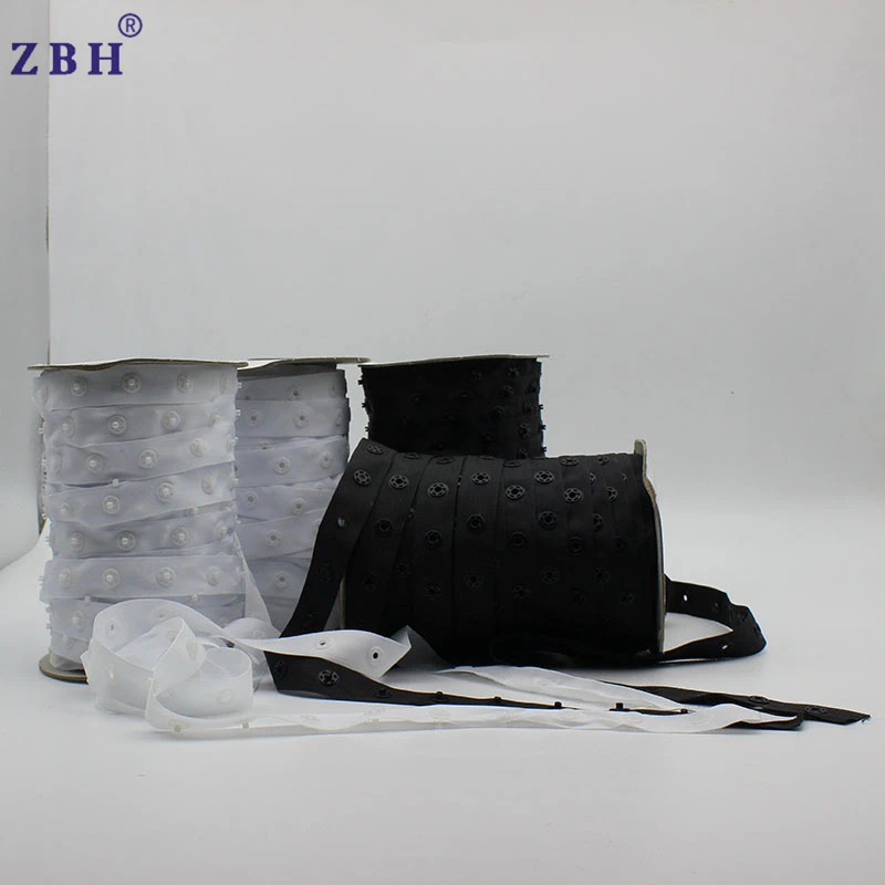 Factory wholesale Plastic Snap Tape,Button Tape For Garments