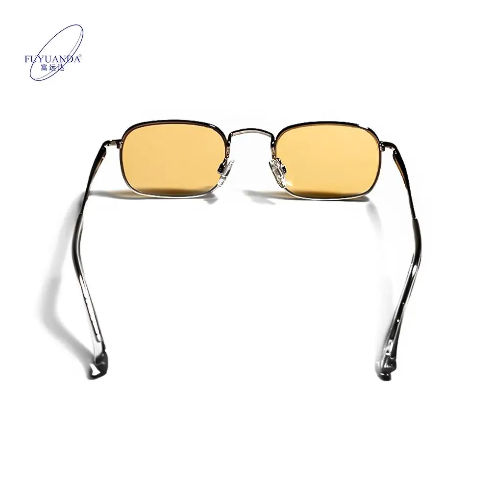 Fuyuanda Retro Narrow Square High Quality Metal Frames Sunglasses