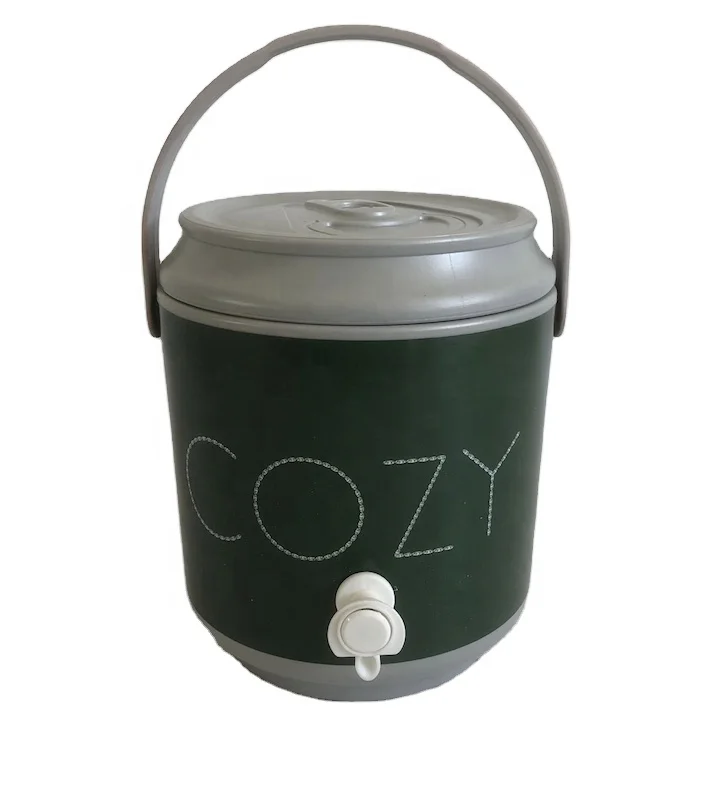 Мини-кулер кувшин для пикника жесткая банка льда кулер с ручкой продвижения или логотипа кемпинга ведро