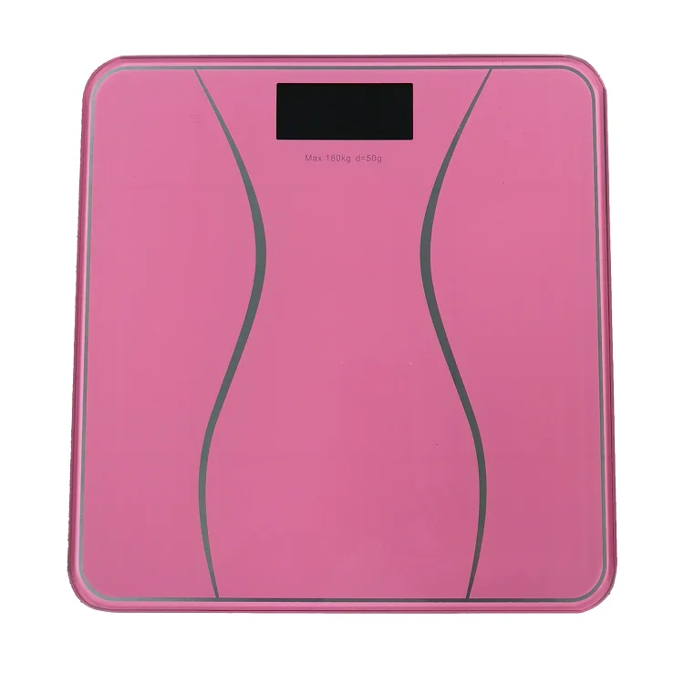 Hot Selling Transparent Tempeared Glass Digital Bathroom Scale Body Weight Scale