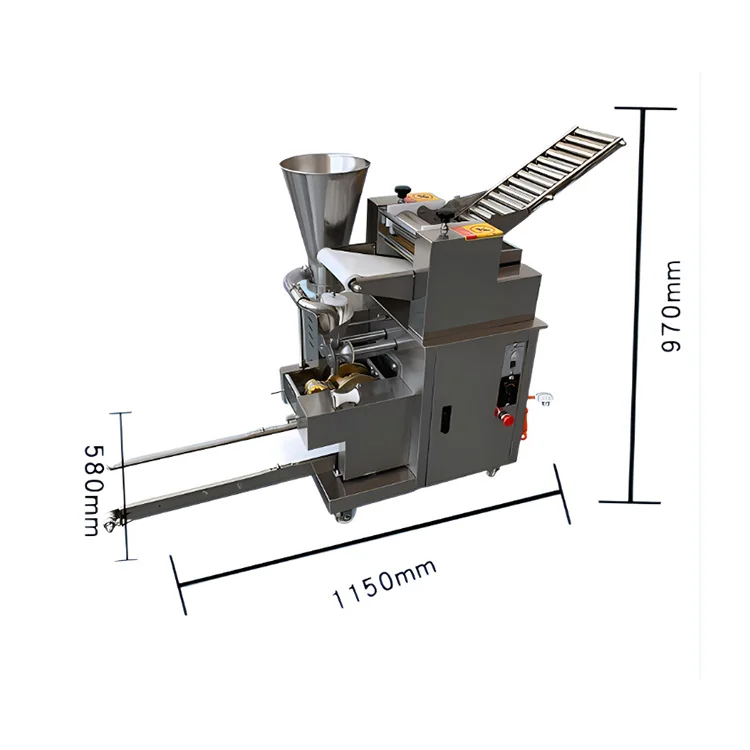 High speed dumpling machine automatic making commercial samosa making machine dumpling pie making machine