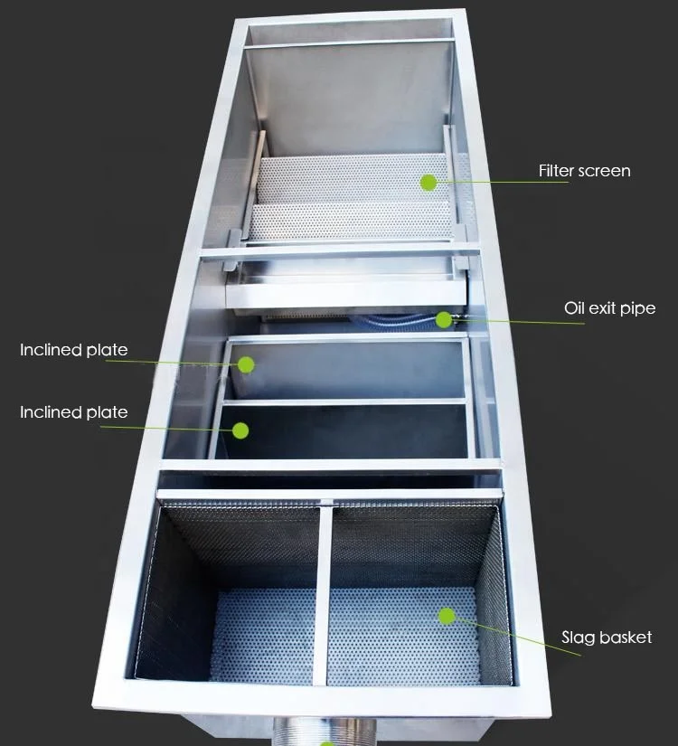 1000L/hour Grease trap, Restaurant grease trap, Kitchen grease trap