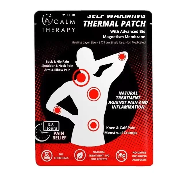 Hot Sell Bio Magnetic Warm Chinese Herbal Moxibustion Self Heating Pain Relief Warm Moxibustion Heat Patch