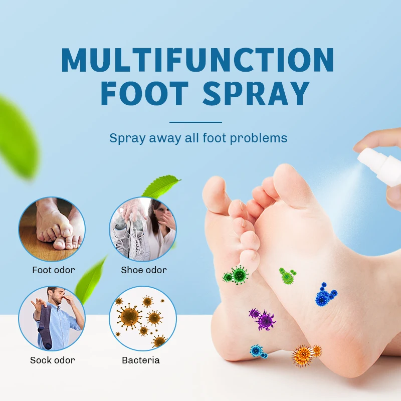 foot care fresh smell deodorant spray remove smelly odor foot spray socks feet shoes spray