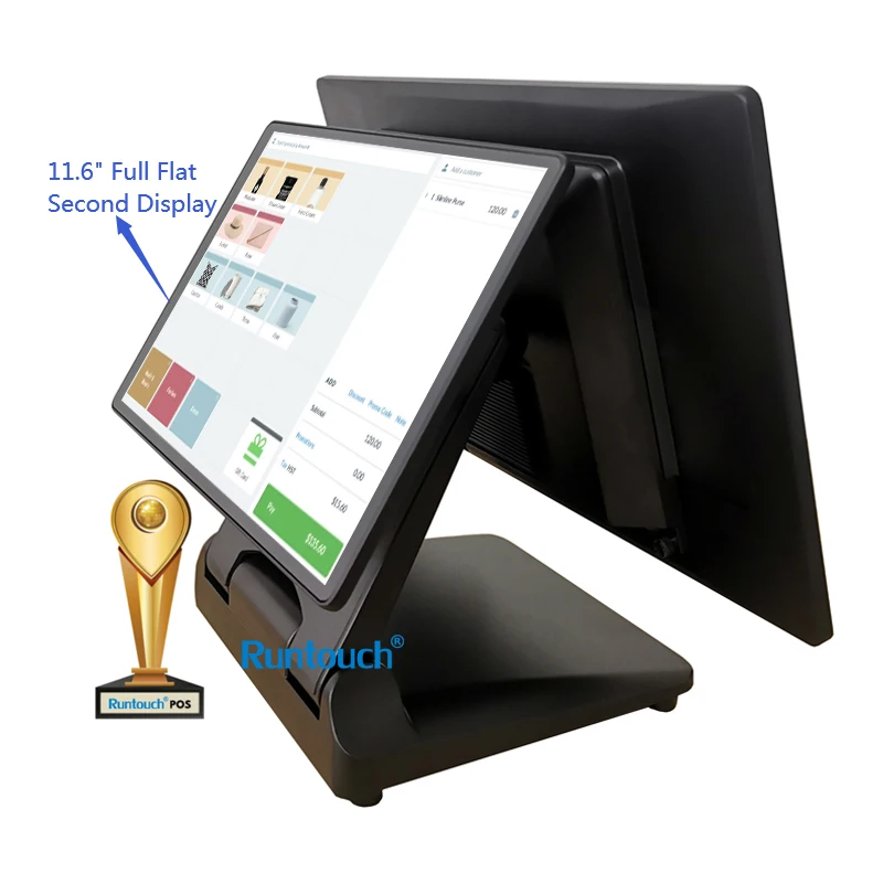 RunTouch RT3 15.6inch Wide Screen POS EPOS TPV PDV POS System (Point of sale) for Full Service Restaurant