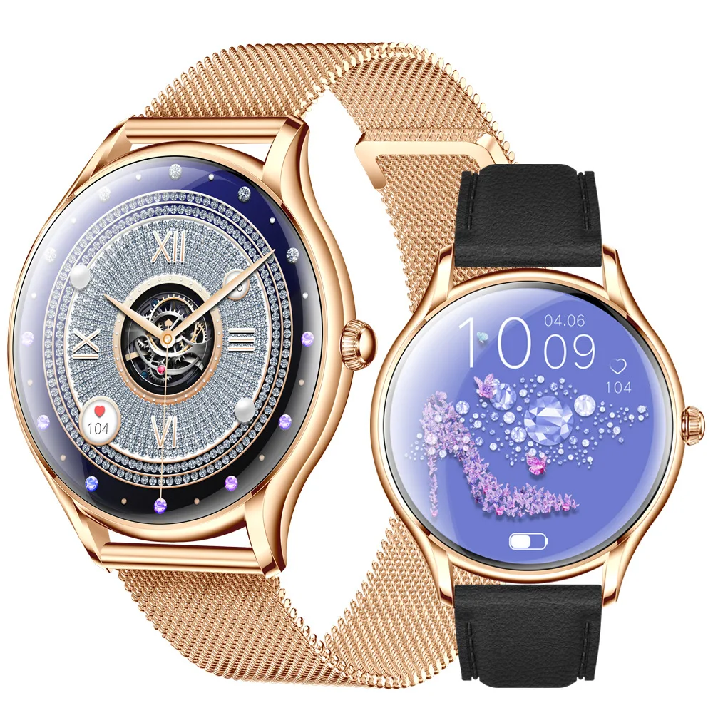 New ultra-thin 1.43-inch metal heart rate blood oxygen sleep dynamic UI waterproof AMOLED call smart watch