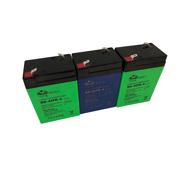 High Quality Customized High Performance 6v 4ah 4.5ah Lifepo4 18650 Rechargeable Battery Pack
