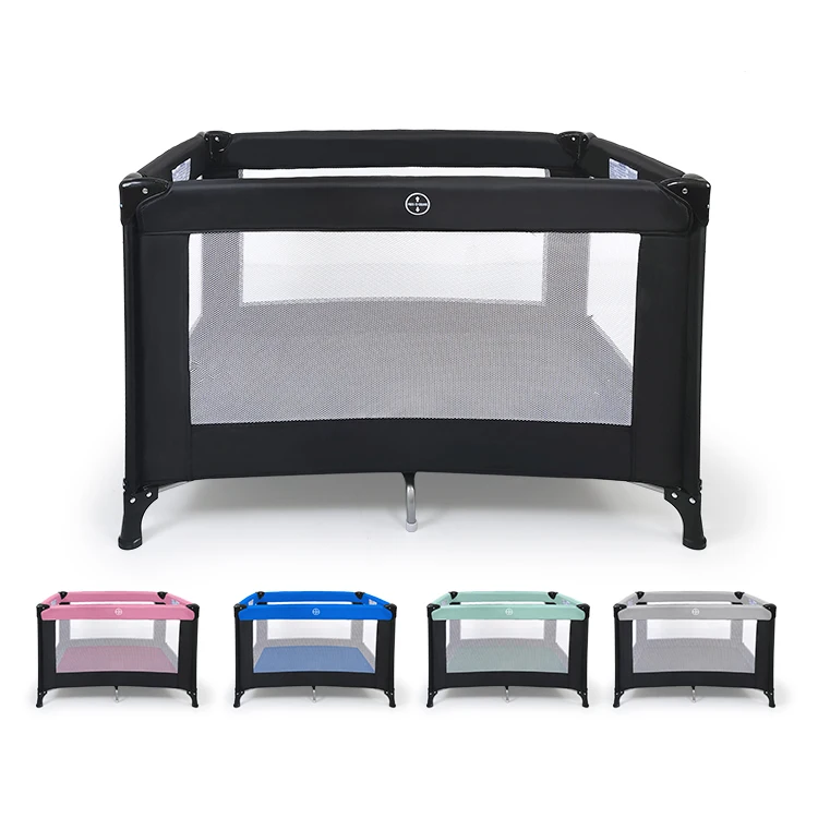  Portable Easy Folding Foldable Travel Crib Baby Playard with Mosquito Net
