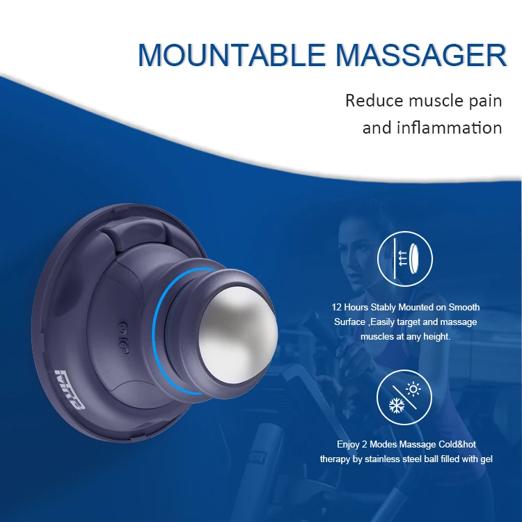 New Mountable Cold Massage Roller Products Portable Electric Back And Neck Ice Vibration Muscle Cryo Ball Fitness Body Massager