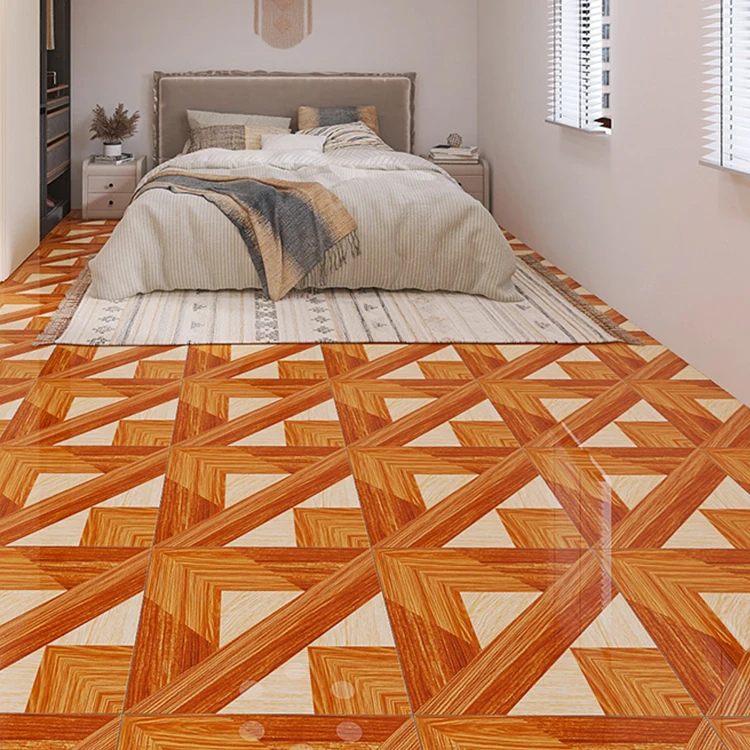 Construction Materials Floor Azulejos Carreaux Sol Porcelain Tiles Carreaux De Maison Living Room Cheap Wooden Tiles 60x60cm