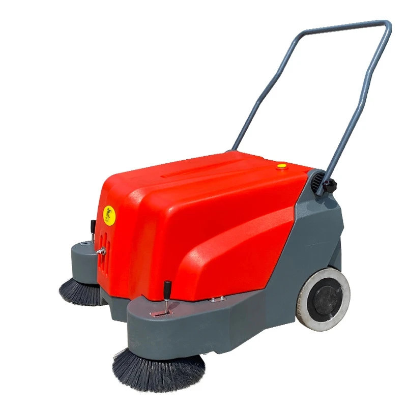 CleanHorse X1 Commercial Walk Behind Magnetic Push Yard Road Sweeper Cleaning Machine