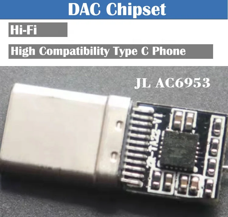 Высокосовместимый адаптер DAC USB Type C для аудиокабеля AUX 3 5 мм Samsung Pixel