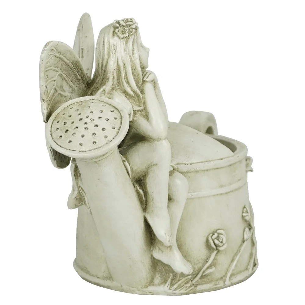 Garden ornament indoor and outdoor flower pot decoration Resin fairy kettle shaped planter