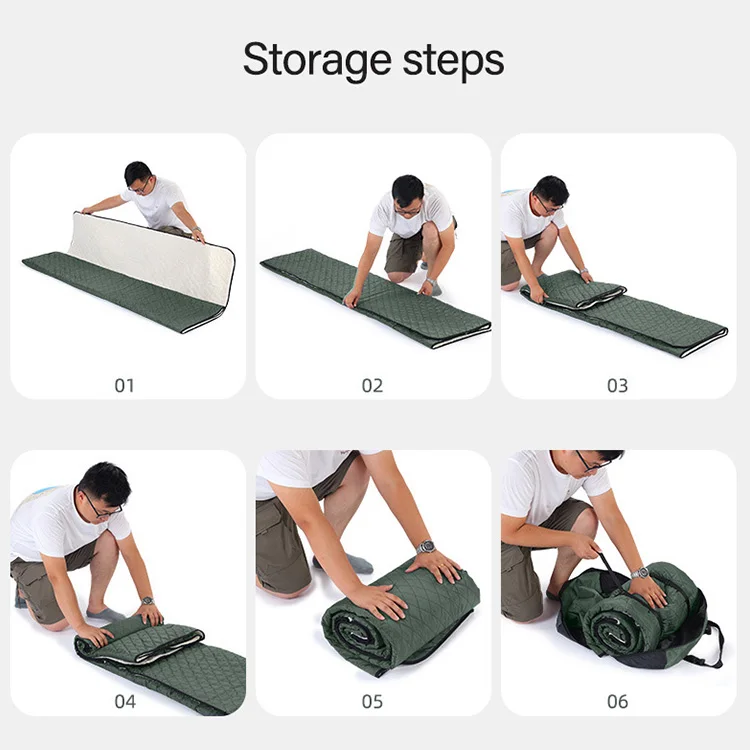 2 In 1 Outdoor Fit 4-6 Adults Waterproof Beach Mat Large Foldable Picnic Mat