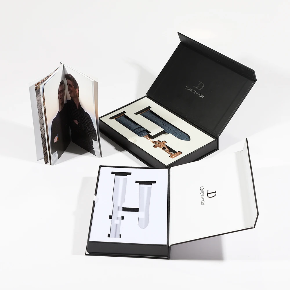 OEM custom luxury printing cardboard packaging watch case box factory from China