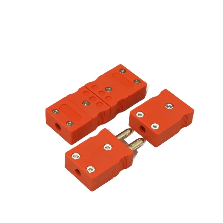 Customized Industrial Waterproof K Type Female And Male Thermocouple Connector Plug