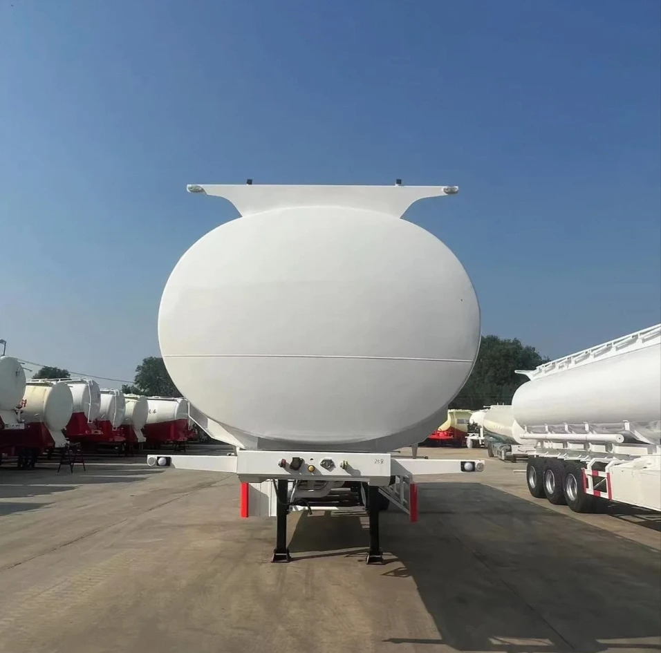 High quality 3 axles 35000 40000 45000 litres aluminium fuel tank trailer for sale