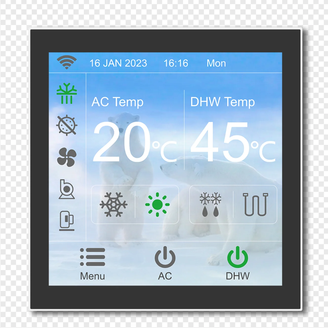 R290 R32 R410A NuLite Factory Manufacturer erP A+++ Heatpump WiFi Control Super Low Noise Full DC Inverter Heat Pump