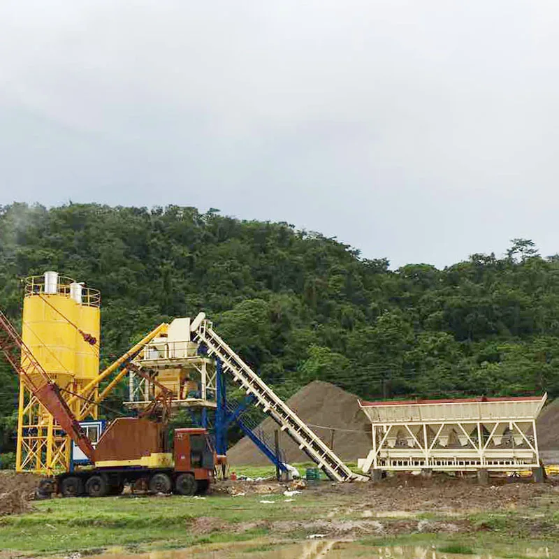 HZS50 Concrete Mixing Plant Road Works Beton Mixing Plant Price Modular Concrete Mixing Plant Factory
