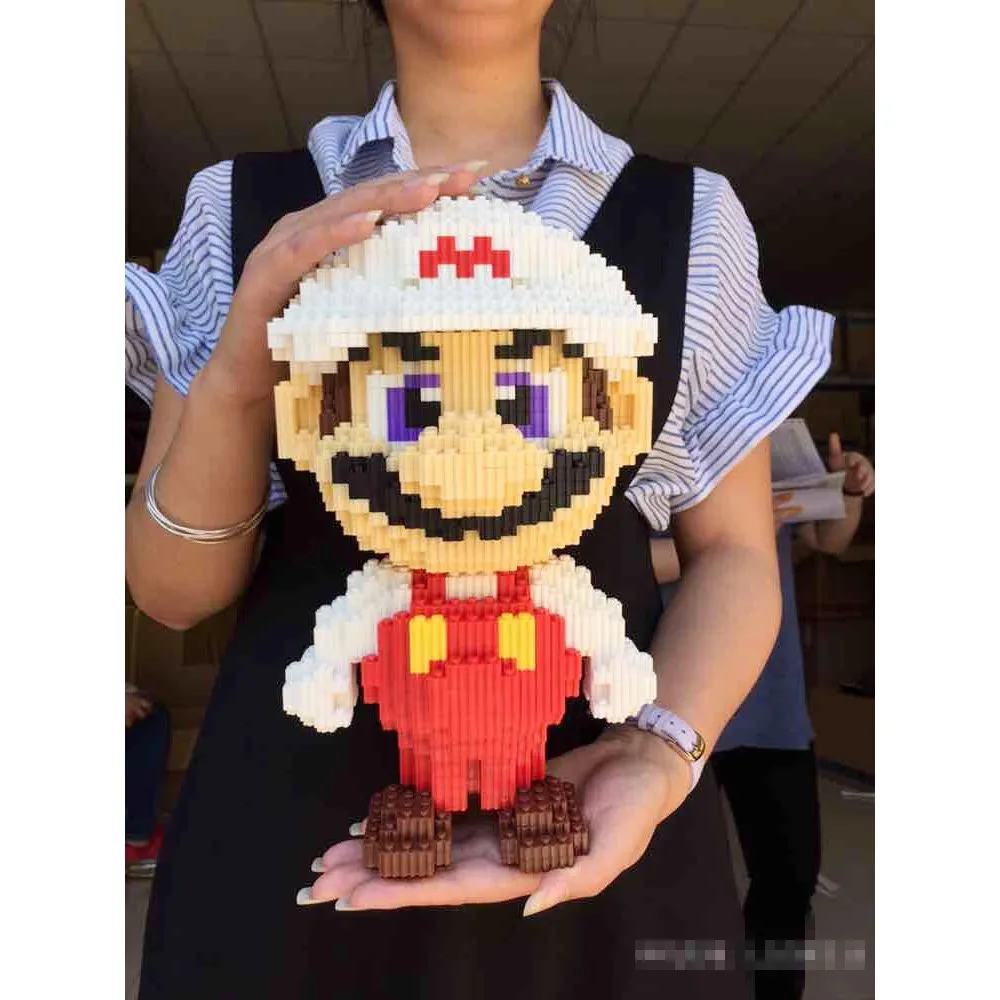 Cartoon Assembly Connection Building Toys Super Mari Luigi Anime Collection Yoshi Juguete Kids Toy New Year Gift Kids Present