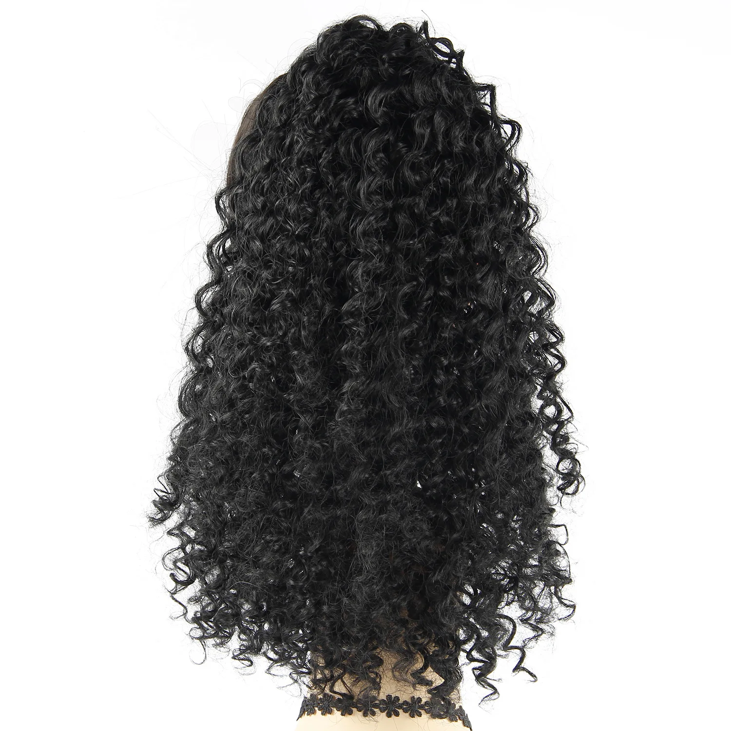 Wholesale 14inch curly drawstring braided Ponytail hair extension for women