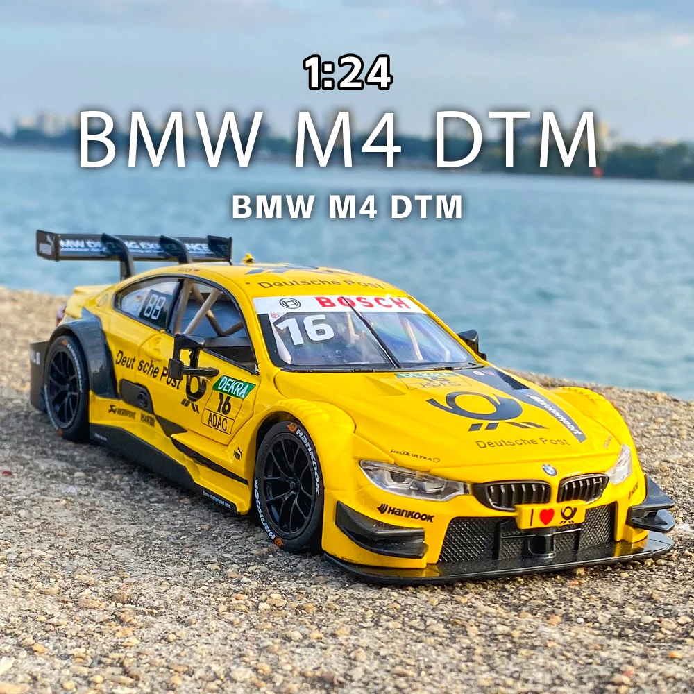 1 24 M4 DTM Racing dicast model cars Simulation scale racing car die cast car model for boy toy