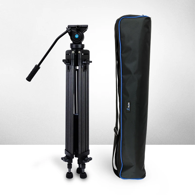 
Heavy Duty Video 360 Tripod Ballhead Professional Carbon Fiber 3 Leg Auto Level Tripod 