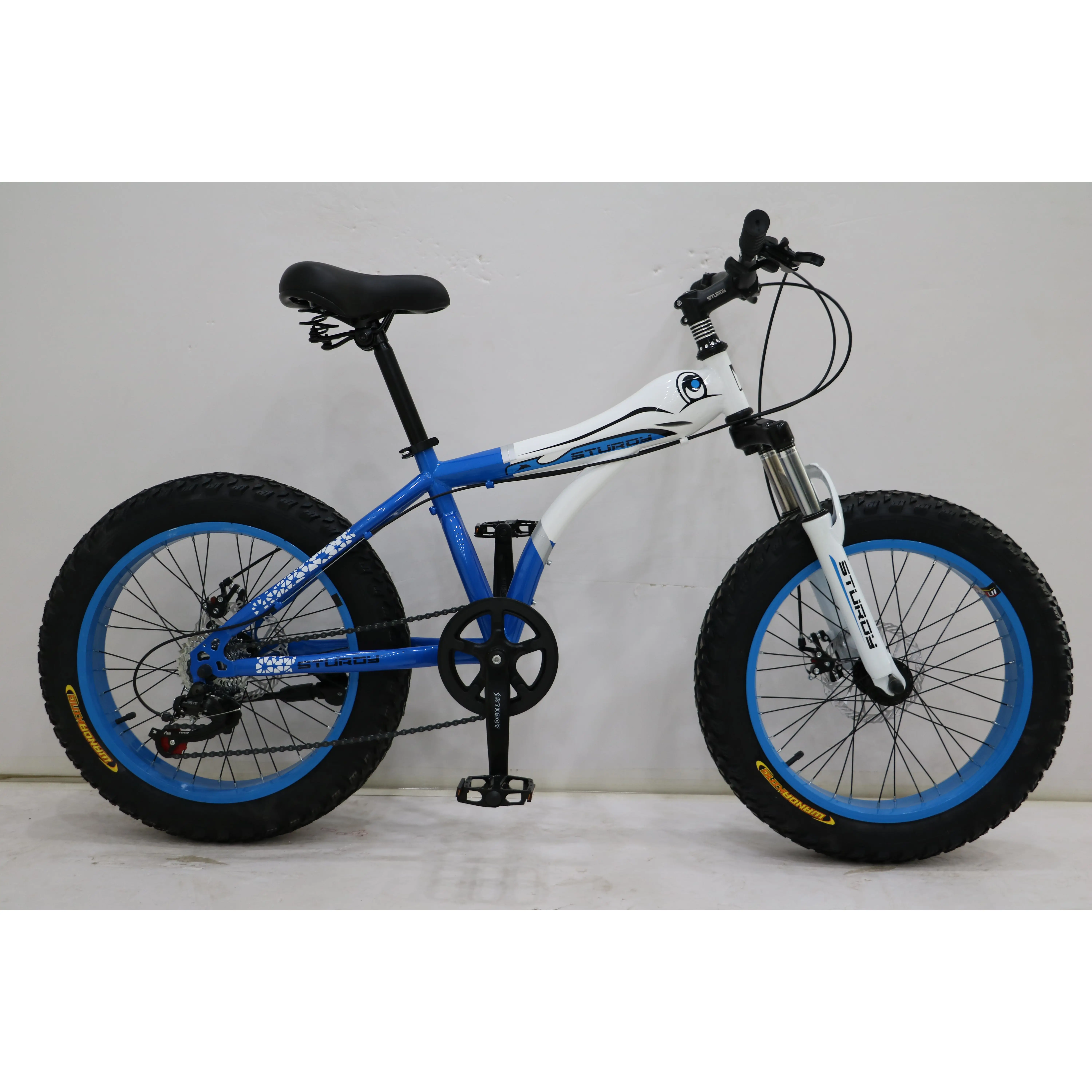 Fat tire bike 26 inch 21 speed mountain bike bicycle aluminum spoke rim steel frame bikes with Disc Brake System