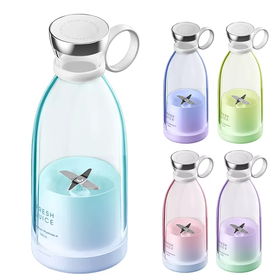 Private Label Cordless Charging Juicer Blender Cups 4 Blades Juicer Mixer Home Use Milkshake Juicing Processor Machine