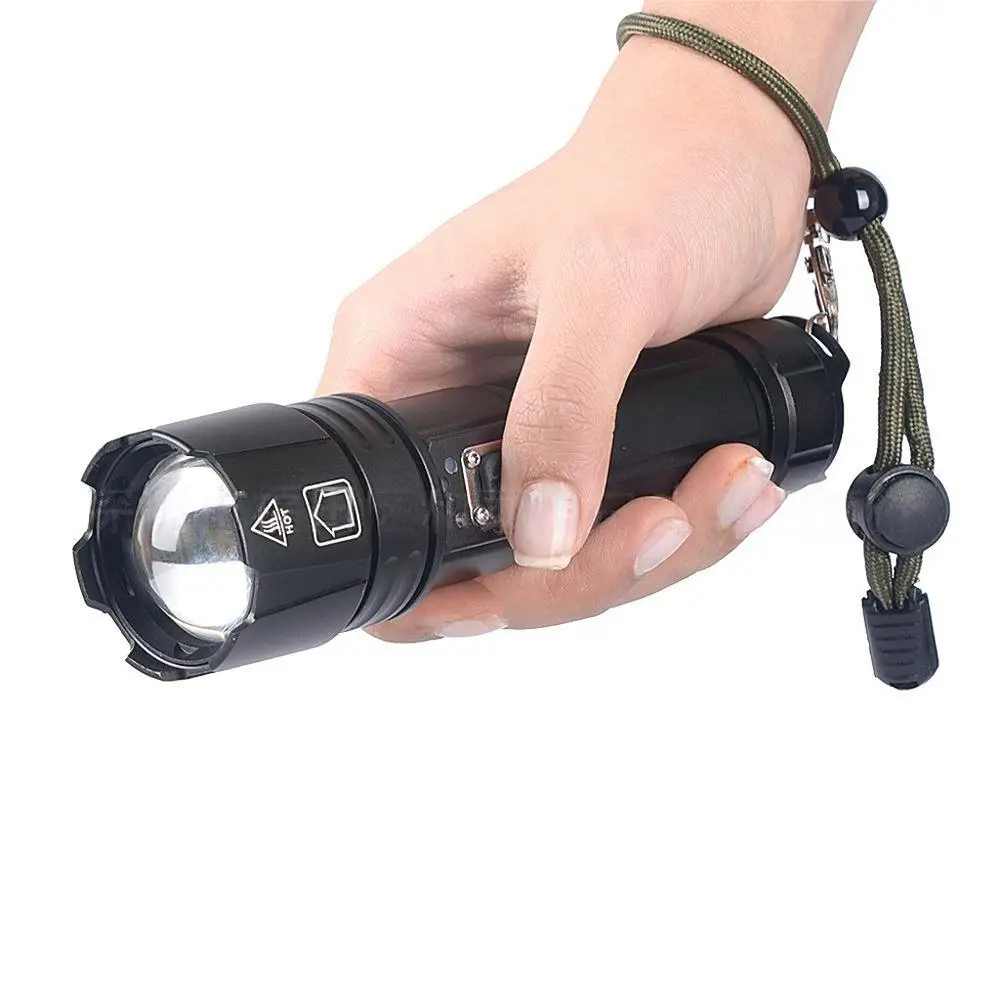 custom usb 100000 luminens led alta potencia super bright linternas powerful led rechargeable tactical xhp70 flashlights torches