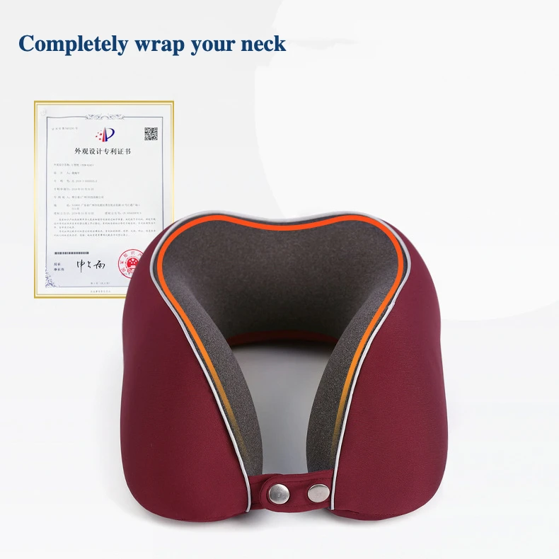 Hot Memory Foam Inflatable Personalized Travel Car Memory Neck Rest Pillow Head Support Travel Pillow for Airplane