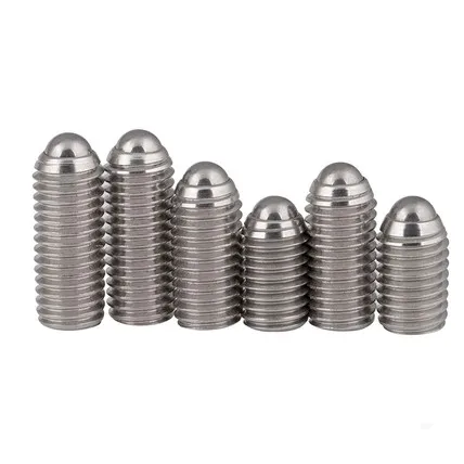 Metric Thread M3 M4 M5 M6 M8 304 Stainless Steel Spring Ball Actuator Screw Beads Positioning Screws Spring Plunger