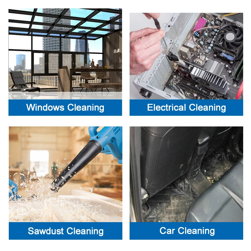 High quality Electric 6-speed Air Volume DIY Leave Air Blower Vacuum